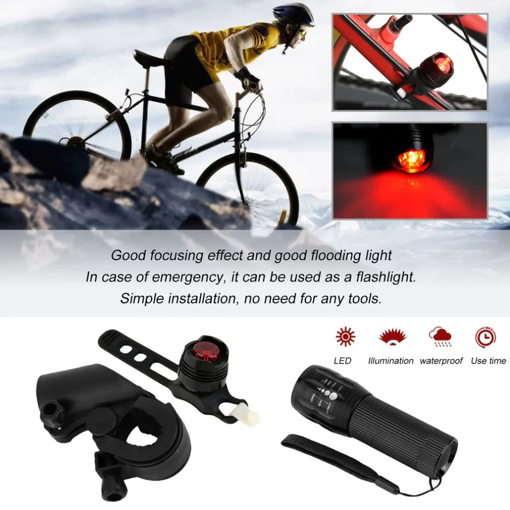 Bike Tail FlashLight Ultra Bright Road Mountain Taillight Safety