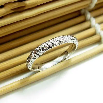 18k однотонное Золотое кольцо для женщин и девушек, блестящая Звезда, кольцо из настоящего розового золота, резное кольцо на удачу, размер США 7 и 8, лучший подарок, кольцо, ювелирное изделие