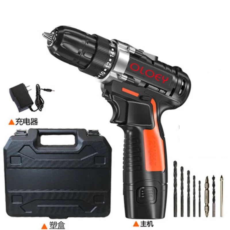 

Electric Screwdriver Cordless Drill Mini Wireless Power Driver 12V 16.8V 25V DC Lithium-Ion Battery