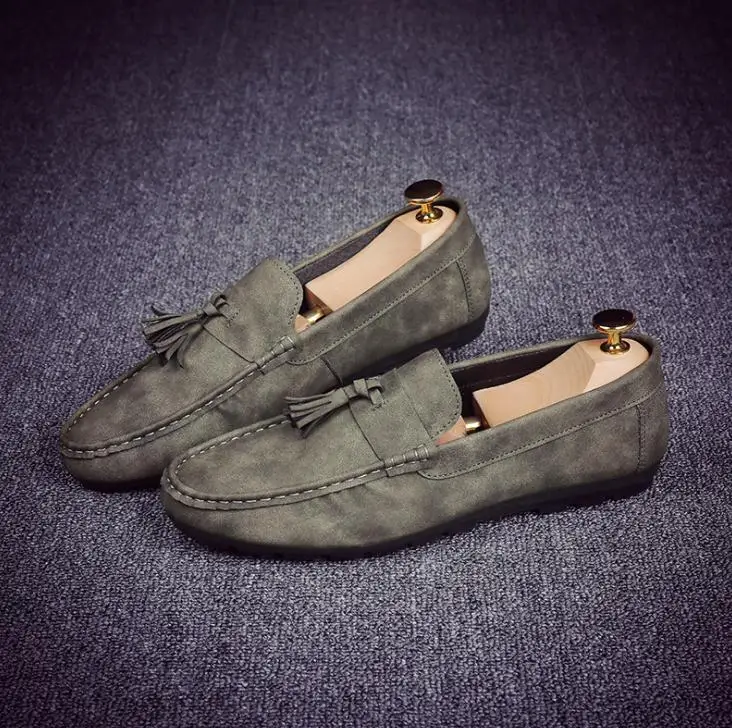 

2019 fashion tenis masculino adulto shoes men leather loafers zapatos de hombre casual de vestir formal buty meskie driving