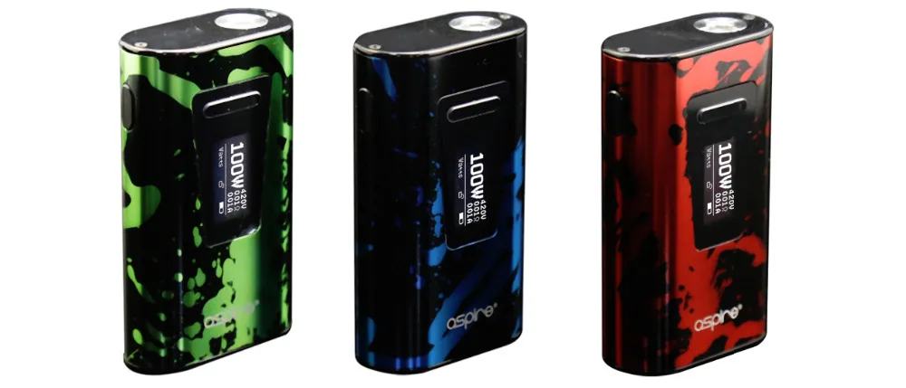 Aspire Typhon 100 Mod E Cigarette 100W Typhon Box MOD Vape with 5000mAh Internal Battery Fits Revvo Tank 01