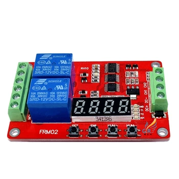 

FRM02 relay module / delay / self lock / cycle / timing relay module /18 function can be set up