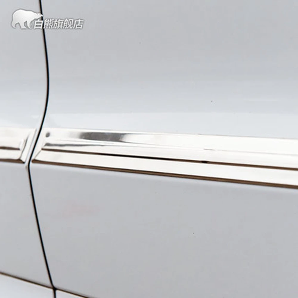 MONTFORD для Audi Q3 2013 2018 высокое качество Нержавеющая сталь боковой двери кузова под