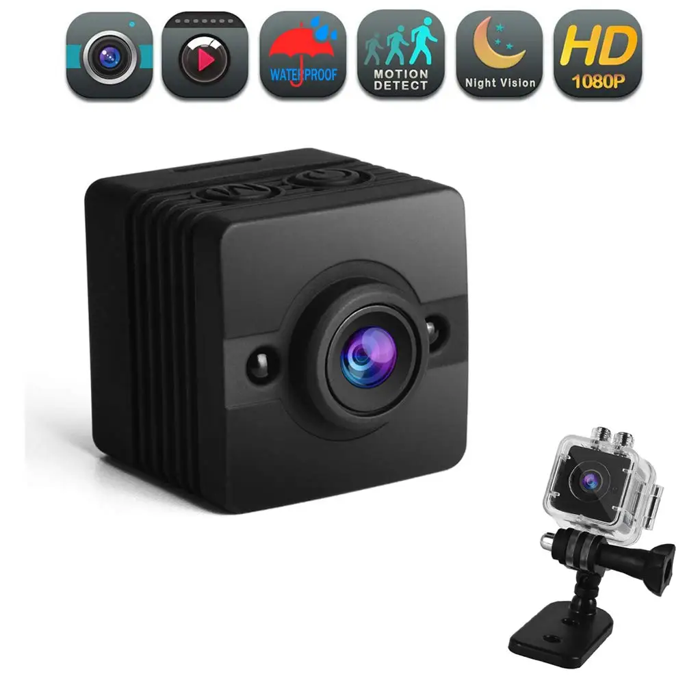 Impermeabile Mini Macchina Fotografica Portatile 1080 P HD Nanny Cam-Telecamera di Sicurezza per La