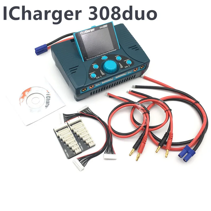 1 шт. зарядное устройство i 308duo 406duo 4010duo Двухканальное 8S 1300 Вт высокомощное