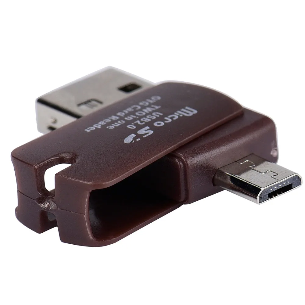 Высокая Скорость Мини OTG USB 2.0 Micro SD TF T-Flash чтения карт памяти адаптера Au24 челнока