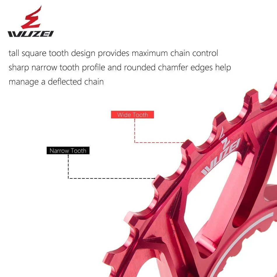 WUZEI دراجة Chainwheel 30 T ضيق واسعة دراجة Chainring ل GXP XX1 X9 XO X01 CNC AL7075 Crankset دراجة أجزاء WUZEI دراجة Chainwheel 30 T ضيق واسعة دراجة Chainring ل GXP XX1 X9 XO X01 CNC AL7075 Crankset دراجة أجزاء
