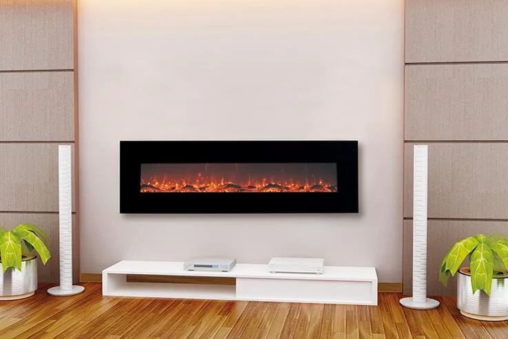 

Chile free shipping to door by express G-01-72" wall mounted antique electric fireplace