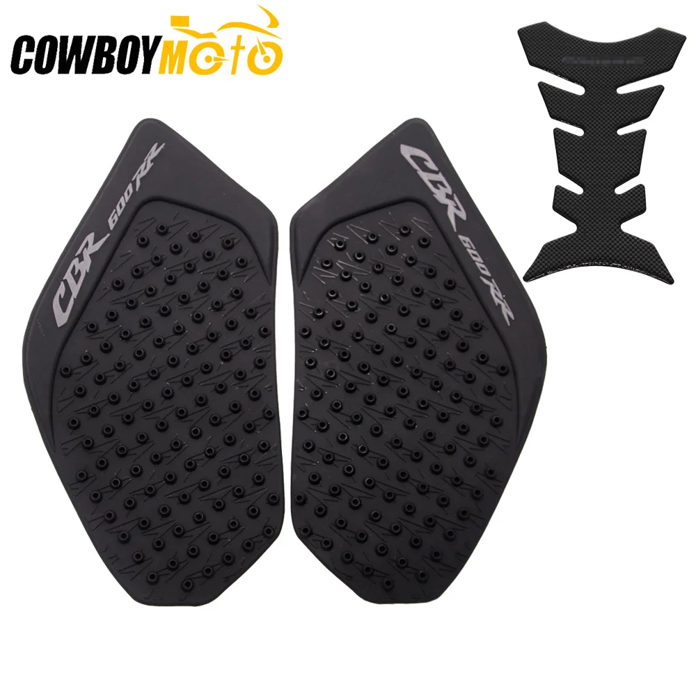 

Anti slip Tank Pads Side Gas Knee Grip Traction Pads Protector Sticker Decals For Honda CBR600RR 2003-2006 2004 2005 CBR 600 RR