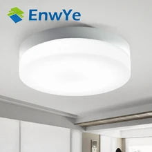Современный LED 220 В 10 Вт 15 Вт 20 Вт 30 Вт 40 Вт потолочные светильники для прихожей ванной Круглый алюминиевый Акрил высокая яркость led лампа