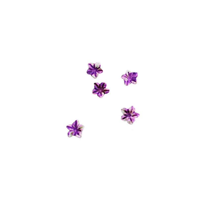 Mtssii 5 шт./лот 3D дизайн ногтей украшения цветы дизайн 2 цвета блестящие наконечники ювелирные изделия аксессуары из смолы шпильки для ногтей - Цвет: M08551