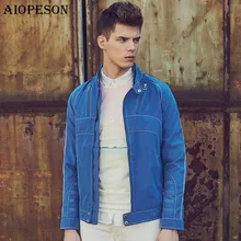 AIOPESON Autumn Zipper Decoration Jackets Men Brand Clothes Stand Collar Bomber Jacket Slim Fit Casual Men’s Windbreakers M-3XL