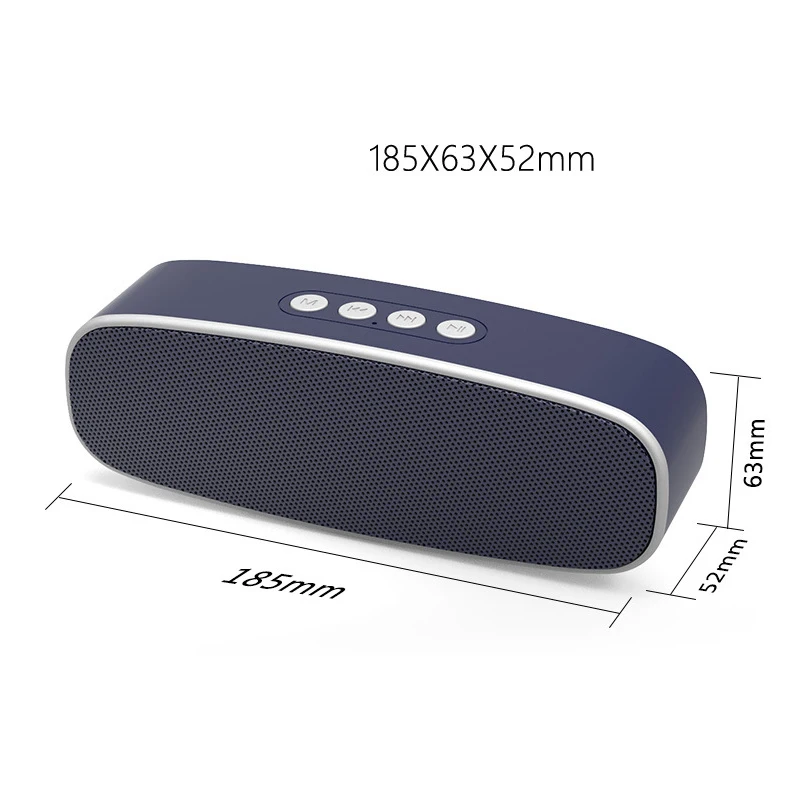 Portable wireless Bluetooth Speaker Stereo big power 10W system TF FM Radio Music Subwoofer Column Speakers for Computer (3)