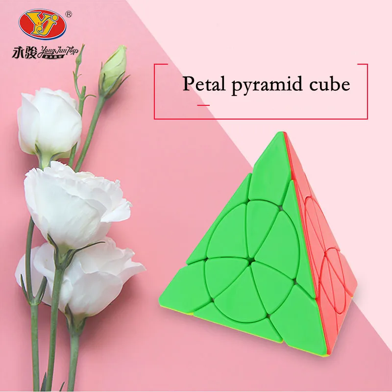 

YJ Neo Cube YongJun Petal Pyramid Leaf Magic Cubes Stickerless Pyraminx Cubo Magic Speed Puzzle Cube Fidget Toys Spinner