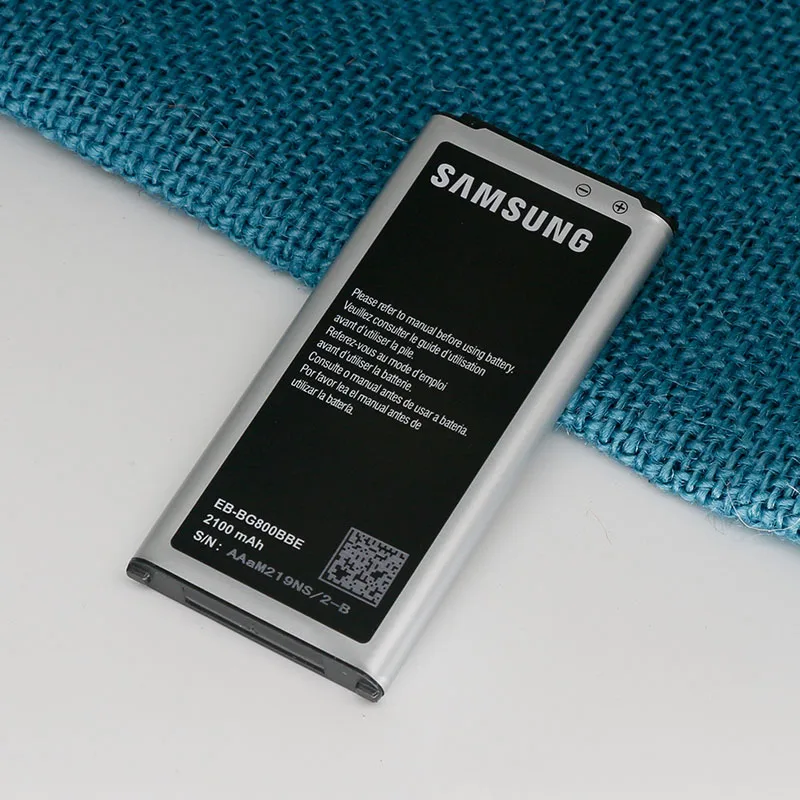 Samsung 100% оригинальный S5 мини Батарея для Galaxy G800 G800F G800H G800A G800Y G800R 2100 мА/ч EB BG800BBE с