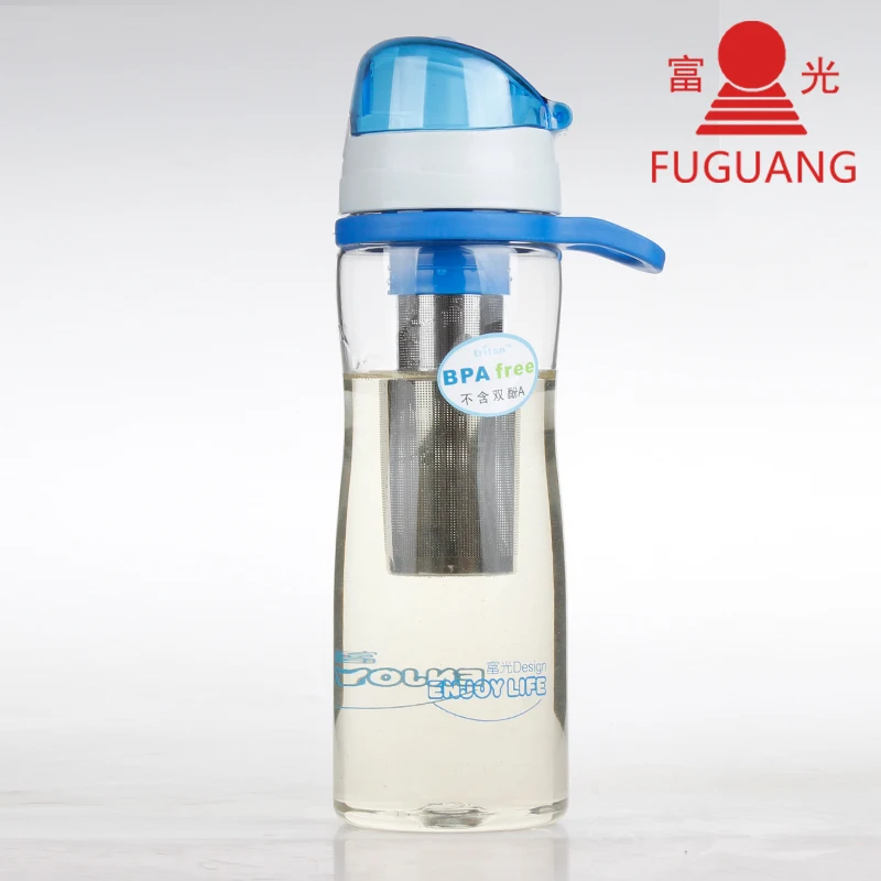 700ml BPA free tea space cup portable bottle glass plastic tea bottle