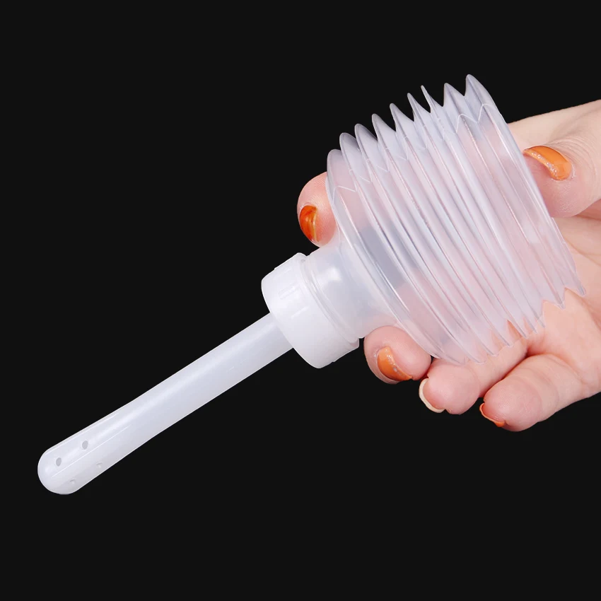 1PC Anal Cleaner Enema Rectal Syringe Vaginal Rinse Plug Anal Vaginal Shower Cleaner Sprayer Disposable Medical Anal Cleaner