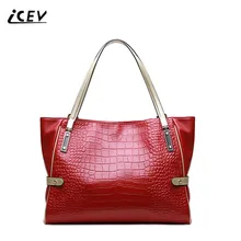 Icev Новое поступление Пояса из натуральной кожи дизайнерские Сумки высокое качество Для женщин кожа Сумки аллигатора Модные Простые Женские OL Мужская тотализаторов