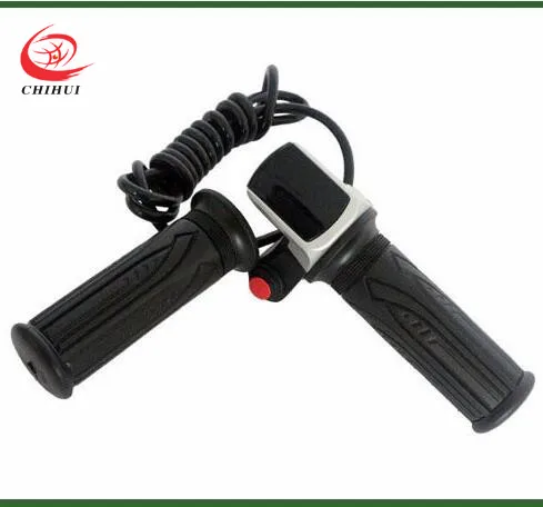 

Scooter Throttle Grips 48V/60V Twist Throttle&Handle Grip with Ignition Key& LED Indicator(Scooter Parts&Accessories)