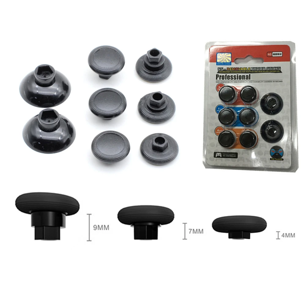 8pcs Thumb Grips Joystick Caps for Nintendo Switch NS Pro Controller