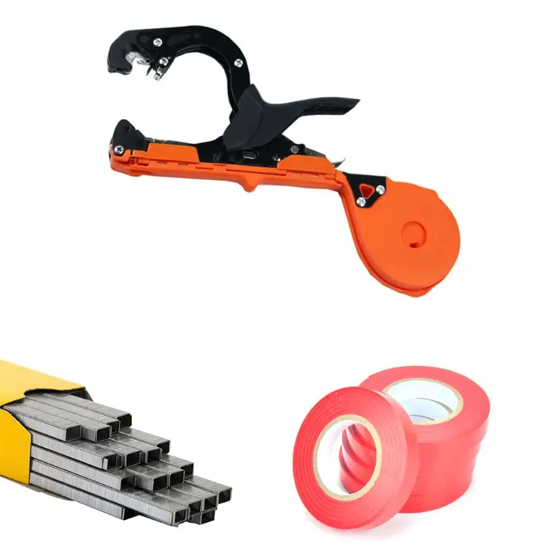 

High efficiency Garden Tools Grafting Set Planting Tying Tapener Branch Hand Machine Packing Vegetable Stem Strapping
