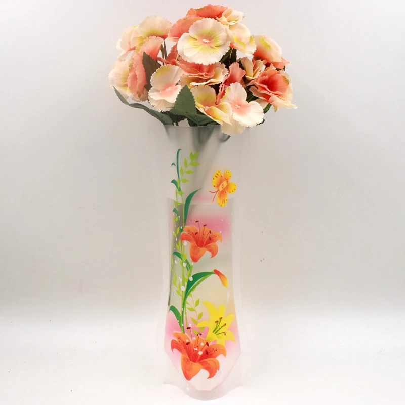 

New Contracted rural style bags of environmental protection plastic vases for balcony, sitting room, bedroom, flowers supply