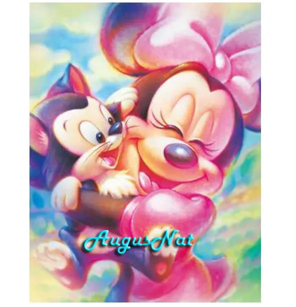 cartoon diamond painting full square minnie mouse wall art diamond dotz