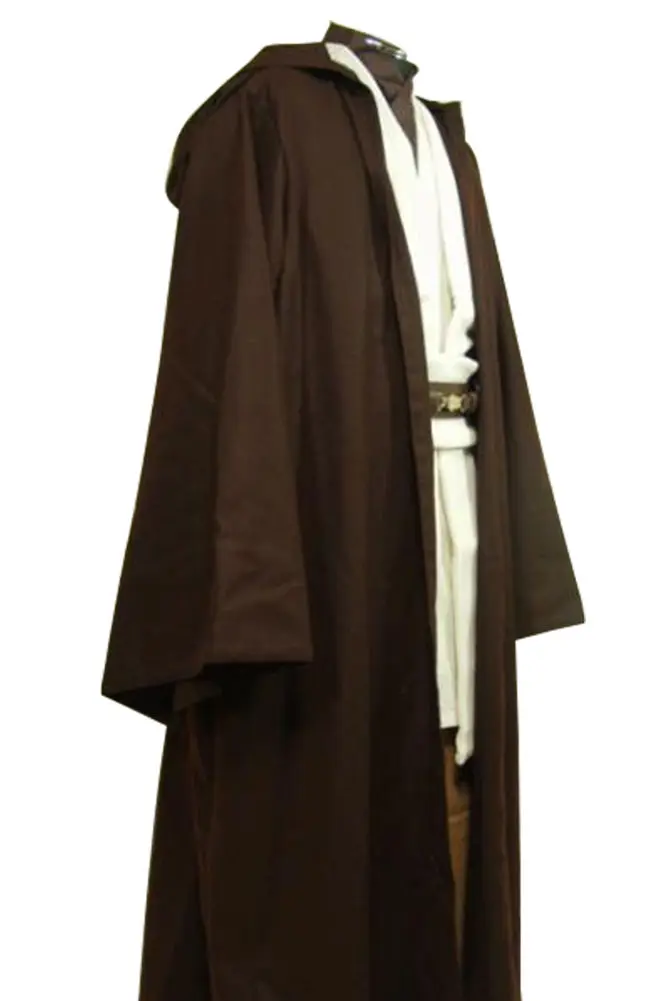 

Star Wars Jedi Costume Adult Black Jedi Robe Hoodie Cloak Men Halloween Cosplay Star Wars Darth Vader Full Set Costume