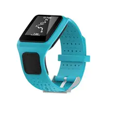 50 шт. для TomTom мульти-спортивные часы c GPS для TomTom Runner 1 наручные спортивные фитнес-браслет ремешок Мягкая силиконовая Замена