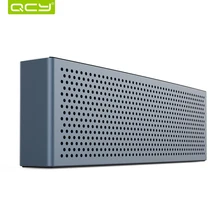 QCY metal M5 mini speaker bluetooth V4.1 wireless portable 3D stereo sound system MP3 music audio player with 3.5mm AUX TF card