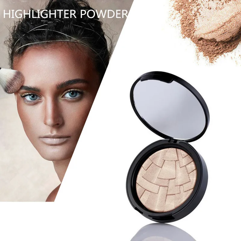 

AIGOMC Highlighter Powder Palette Face Bronzer Contouring Highlight Makeup Face Base Illuminator Glow kit