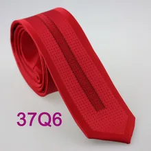 YIBEI coahella галстуки Красный тонкий галстук с бордовой вертикальной полосой маленькие точки узкий галстук горячая микрофибра галстук