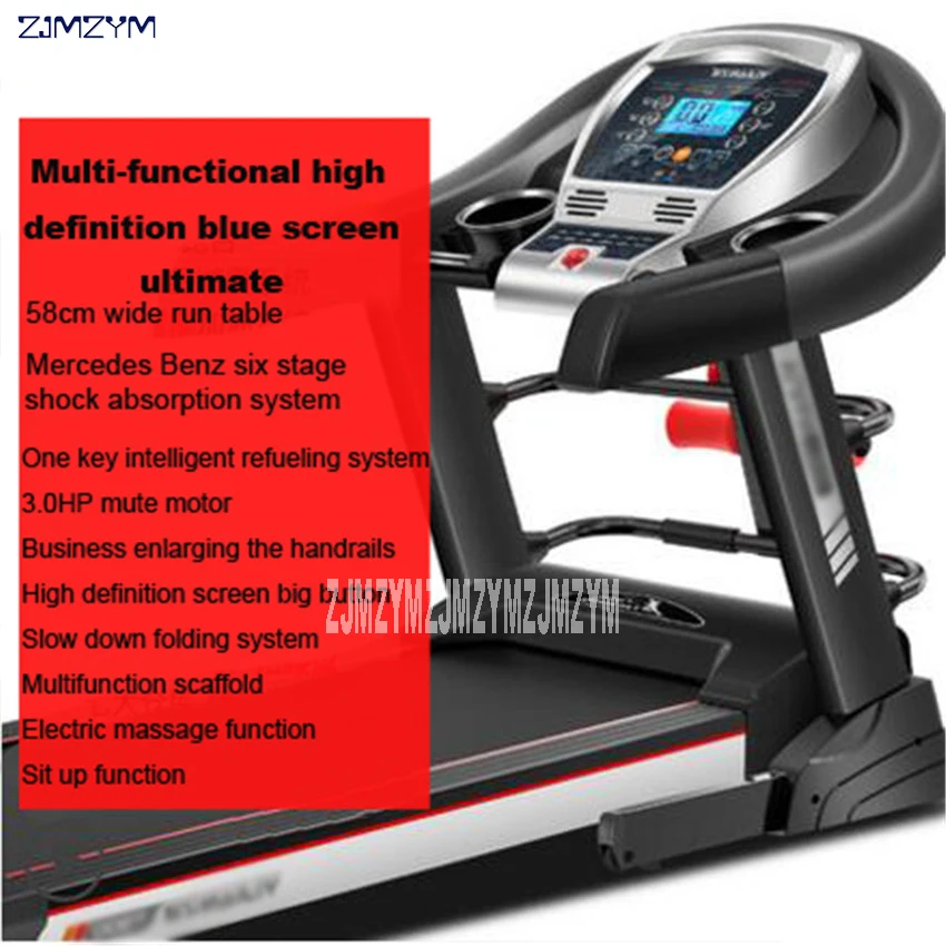 T900 Family Treadmill Folding Multi-Function Mercedes Benz Six Class Damping System Indoor Electric Treadmill Speed 0.8-14km/h