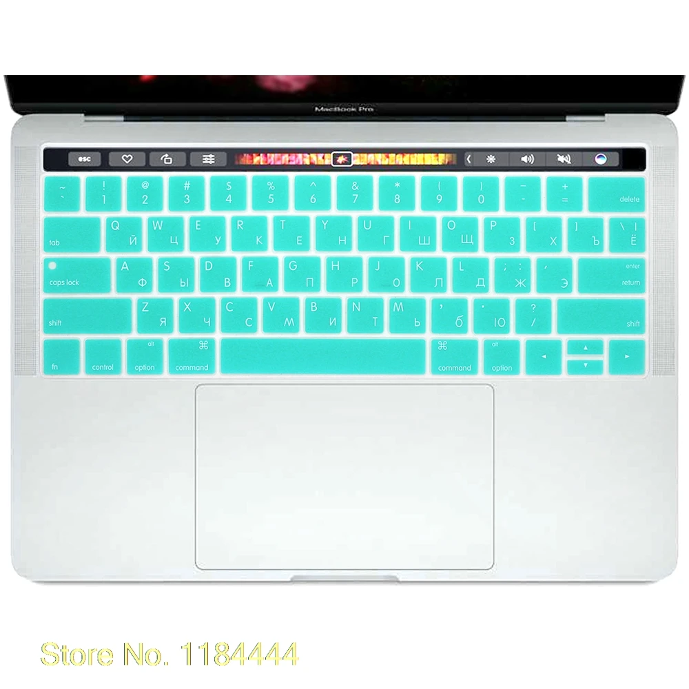 Силиконовая клавиатура для MacBook Pro 13 15 retina с сенсорной панелью A1989 A1990 и A1706 A1707