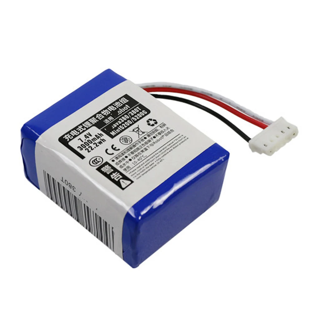 Ceny 7.2V 3000mAh akumulator litowo jonowy do iRobot Braava 380 380T Mint 5200 5200C akumulator odkurzacz akcesoria