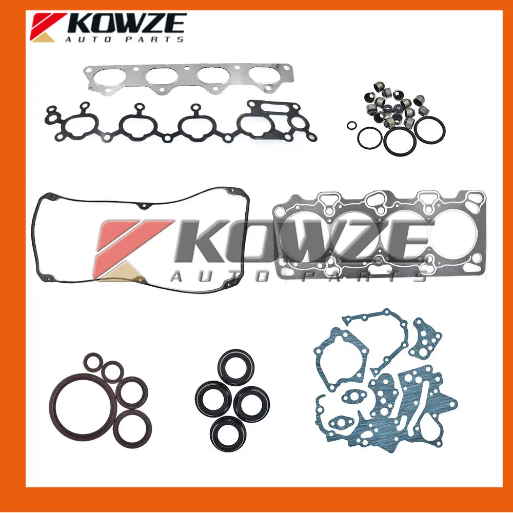 Engine Overhaul Gasket Kit For Mitsubishi SPACE WAGON 2.4L 4G64 1998