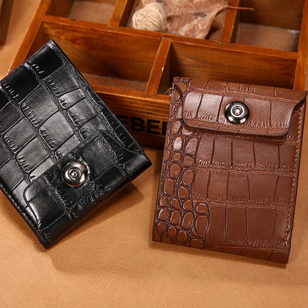 

Men Vintage Leather Hasp Small Wallet Pocket Purse Card Holder Male Wallets Money Cartera Hombre Bag Male Clutch #RN