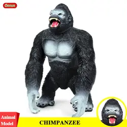 Oenux 9x12,5x18 см дикий орангутанг моделирование животные стоя Ревущие шимпанзе фигурку фигурка-модель Развивающие детские игрушки