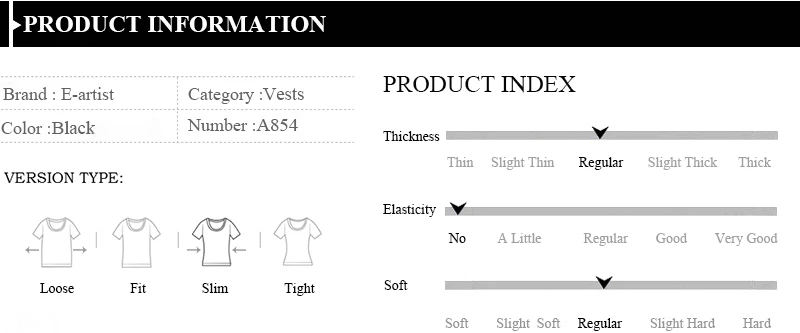product information