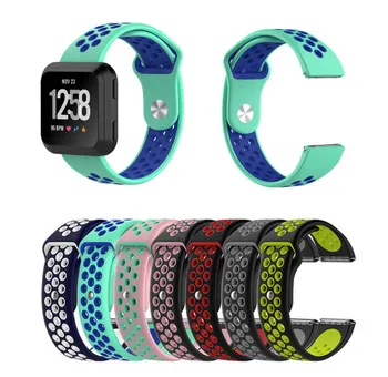 

Hot Sale Watch Band Colorful Soft Silicone Replacement Sports for Fitbit Versa Replacement Watch Accessories Wristband 100pcs