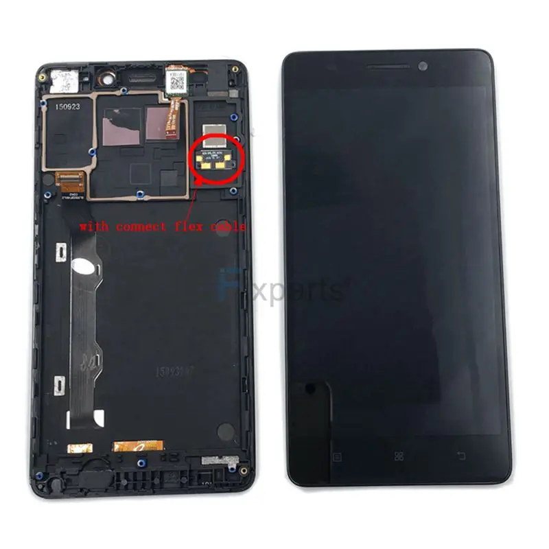 For Lenovo K3 Note LCD K50 K50-T5 Display Touch Screen Digitizer Assembly Replacement K50 With Frame For Lenovo A7000 LCD
