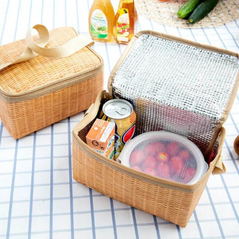 

2019 new Kids lunch bag food picnic bags for women children Portable Insulated Thermal Cooler Lunch Box Tote Storage Bag Picnic