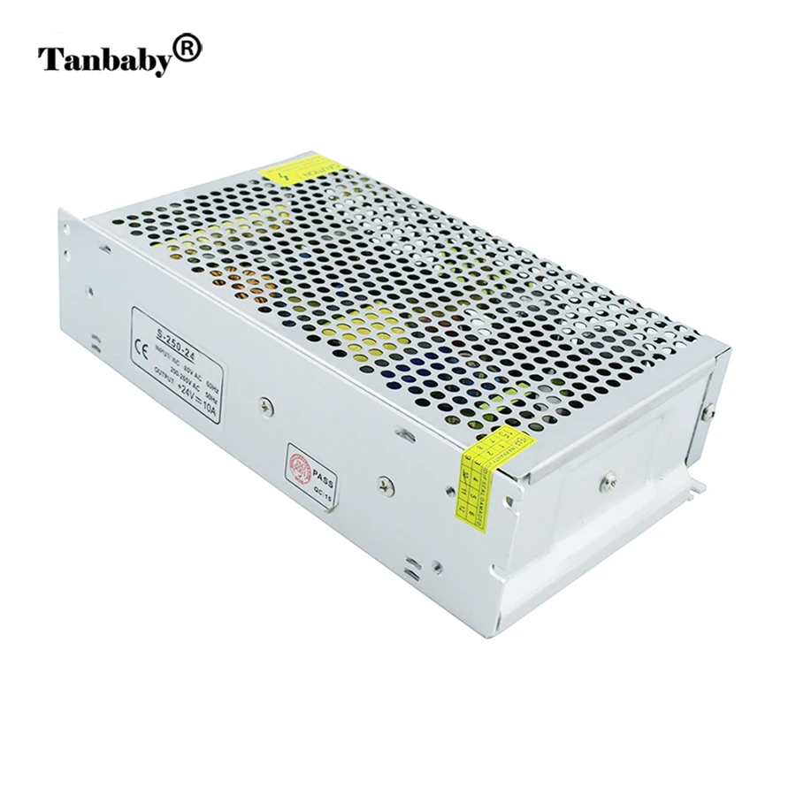 10A 240W переключатель питания драйвер освещения AC 110 V/220 V к DC 24V трансформатор для CCTV камеры светодиодные полосы света