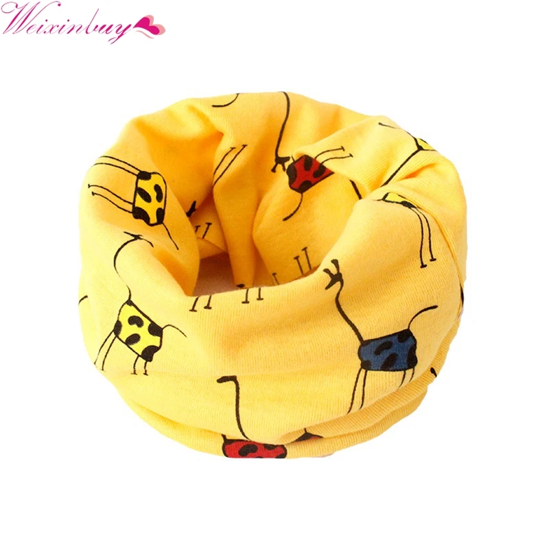 

2017 Autumn And Winter Keep Warm Neckerchief Boys Girl Collar Baby Bibs Scarf Child Ring Neck Scarves For 0-12T
