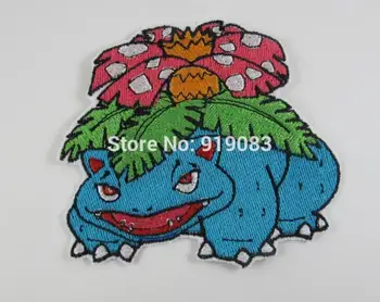 

3" Venusaur Pokemon Go patch Comics tv movie Embroidered Emblem applique iron on patch halloween cosplay costume