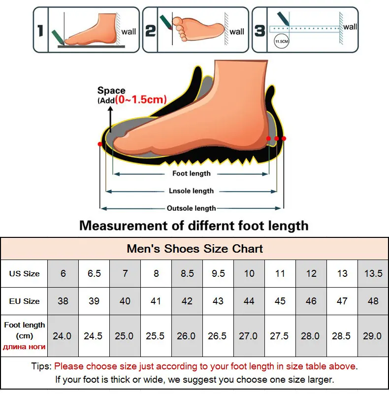 New Men Shoes Size