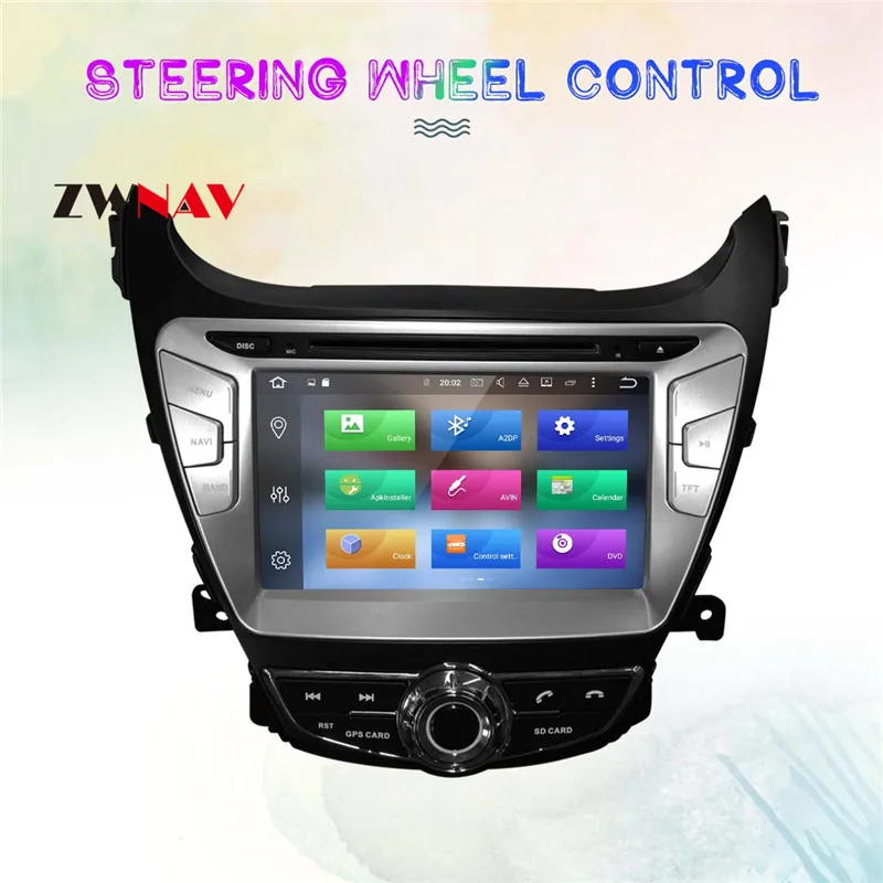 Discount 8 Inch 8 Core Android 8.0 RAM 4GB ROM 32GB Car DVD Player GPS Navigation For Hyundai Elantra Avante 2011 2012 2013 Car Radio 6
