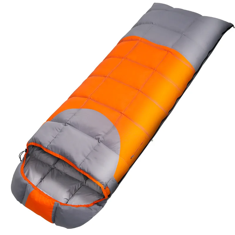 

Outdoor Travel Sleeping Bag Autumn And Winter Single Stitching Ultralight Warm Duck Down Camping Sleeping Bag