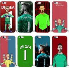 Futbolista portero David de Gea Slim silicona suave funda para iPhone x 8 8plus 7 7plus 6 6s plus 5 5S 5c SE 4 4S