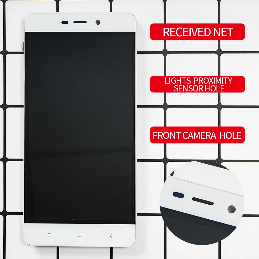  Original 5.0'' LCD For XIAOMI Redmi 4 Pro 4Pro Display Touch Screen with Frame For XIAOMI Redmi 4 P